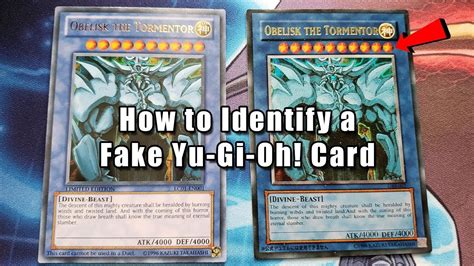 are there fake yugioh cards